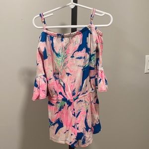 Size 4 Lily Pulitzer Romper. Smoke free home. Euc.